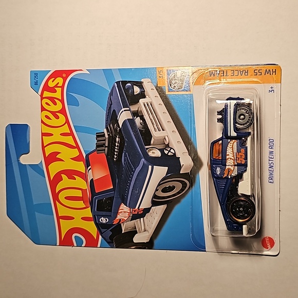 2023 Hot Wheels Erikenstein Rod 3/5 86/250 Dark Blue Black HW Race Team ~New~ - Picture 1 of 4